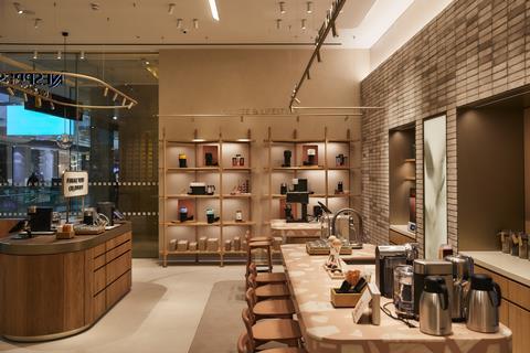 Nespresso Westfield Stratford store interior